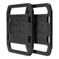 Cast Iron Ruck Weights 10LB Pair Adjustable Straps Rucking