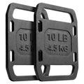 Cast Iron Ruck Weights,  10LB Pair Ruck Plate, Weighted Weights for Rucking, Adjustable Ruck Plate with Straps, for Rucking, Swings, Squat, Strength Training, Weightlifting, Fitness Workout