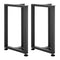 Table Legs 740x450mm Square T Shape Steel Set of 2 Black