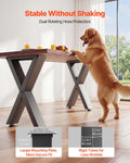 Steel Table Legs 750x760mm X Frame Black 2pc 1000kg