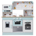 Kitchen Playset Kids Pretend Cooking Play Toy 24 Piece Accessories White
