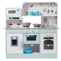 Kitchen Playset Kids 24 Piece Pretend Cooking Play Toy White