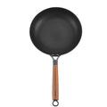 Cast Iron Skillet 3-Piece Set 205/265/310mm Nonstick Wood Handle