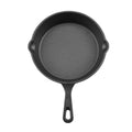 4 Pcs Cast Iron Skillet Set 155-305mm Pre-Seasoned Induction Black
