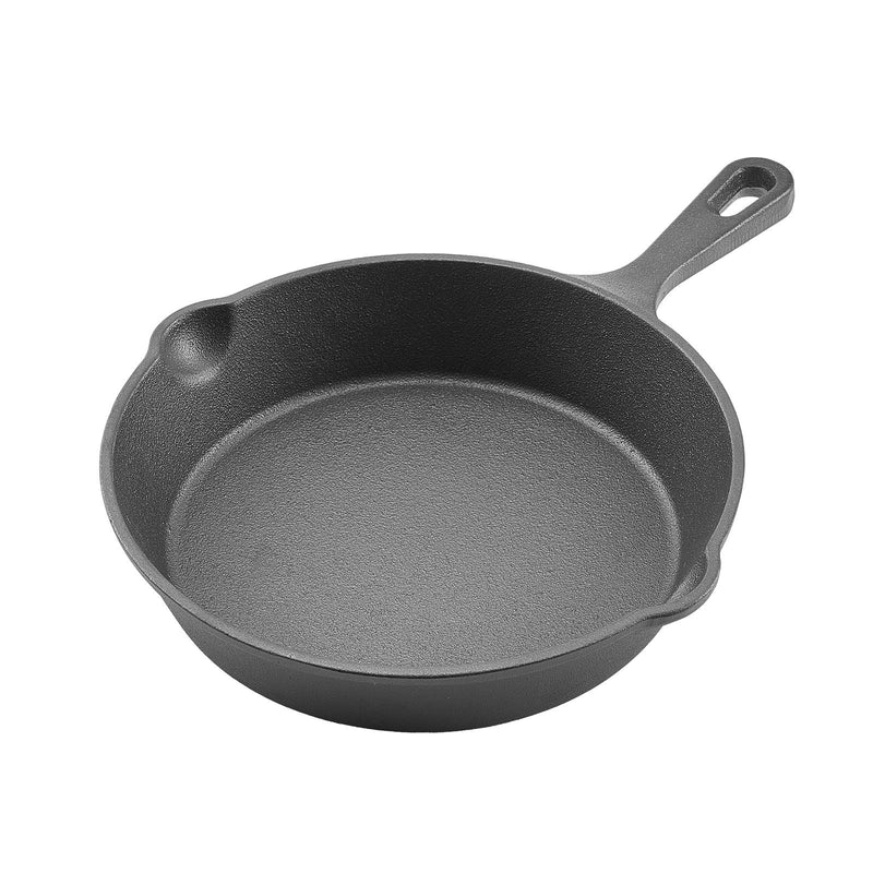 Cast Iron Skillet 3 Pcs Set 160/220/265mm Pre-Seasoned Induction