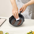 Cast Iron Skillet 3 Pcs Set 160/220/265mm Pre-Seasoned Induction