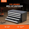Drill Bit Organizer Cabinet 5 Drawer #1-#60 Steel Storage