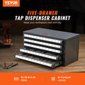 Tap Dispenser Cabinet 60-Compartment Stackable Steel Tap Organizer