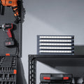 Tap Dispenser Cabinet 60-Compartment Stackable Steel Tap Organizer