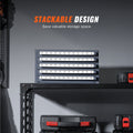 Drill Bit Dispenser Cabinet 5-Drawer Stackable Steel Organizer