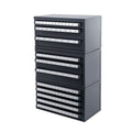 Drill Bit Dispenser Cabinet, 3 Pieces Three-Drawer for 1/16