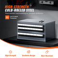 Drill Bit Dispenser Cabinet, Three-Drawer Drill Bit Organizer Cabinet for 1/16