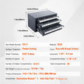 Drill Bit Dispenser Cabinet, Three-Drawer Drill Bit Organizer Cabinet for 1/16