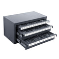 Drill Bit Dispenser Cabinet, Three-Drawer Drill Bit Organizer Cabinet for 1/16