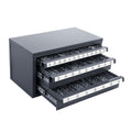 Drill Bit Dispenser Cabinet, Three-Drawer Drill Bit Organizer Cabinet for 1/16