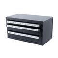 Drill Bit Dispenser Cabinet, Three-Drawer Drill Bit Organizer Cabinet for 1/16