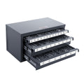 Drill Bit Dispenser Cabinet 3-Drawer Steel Organiser 1/16