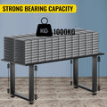 Metal Table Legs Frame 600x720mm Black Dining Desk