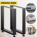 Metal Table Legs Frame 600x720mm Black Dining Desk