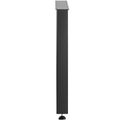Metal Table Legs Frame 600x720mm Black Dining Desk