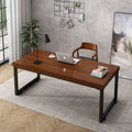 Steel Table Legs 800x720mm Black Metal Dining Office Desk Set 2
