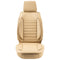 Seat Covers Universal Car Front 2pcs Faux Leather Beige Airbag Compatible