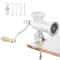 Manual Meat Grinder Heavy Duty Cast Iron Meat Grinder & Steel Table Clamp