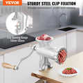 Manual Meat Grinder Cast Iron Heavy Duty Steel Clamp