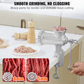 Manual Meat Grinder Cast Iron Heavy Duty Steel Clamp