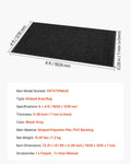 Front Door Mat 1829x1219mm Grey Striped PVC Backing Indoor Outdoor