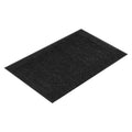 Front Door Mat 2438x1219mm Grey Striped PVC Backing Heavy Duty