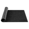 Front Door Mat 2438x1219mm Grey Striped PVC Backing Heavy Duty