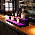 LED Bar Shelf 2 Tier 40 Inch Liquor Bottle Display Whiskey Rack
