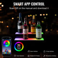 LED Liquor Bottle Display 2 Tier 16