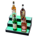LED Lighted Liquor Bottle Display Bar Shelf RF & App Control 406mm 3-Step