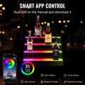 LED Liquor Bottle Display Shelf 406mm 3-Step RF App Control