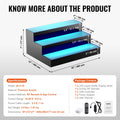LED Liquor Bottle Display Shelf 406mm 3-Step RF App Control