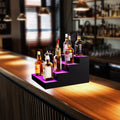 LED Liquor Bottle Display Shelf 4-Step 406mm RF App Control
