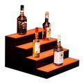 LED Liquor Bottle Display Shelf 4-Step 406mm RF App Control