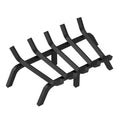 Fireplace Log Grate 600mm Heavy Duty Steel 6 Legs Indoor Outdoor