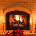 Fireplace Log Grate 600mm Heavy Duty Steel 6 Legs Indoor Outdoor
