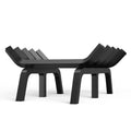 Fireplace Log Grate 600mm Heavy Duty Steel 6 Legs Indoor Outdoor