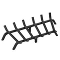 Fireplace Log Grate 685.8mm Heavy Duty 6 Legs Steel Bars