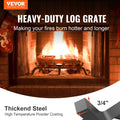 Fireplace Log Grate 685.8mm Heavy Duty 6 Legs Steel Bars