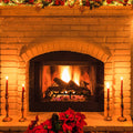 Fireplace Log Grate 762mm Heavy Duty Steel 6 Legs Indoor Outdoor