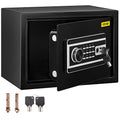 Safe Box 0.8 Cu Ft Fingerprint Digital Keypad 2 Keys Steel