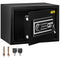 Safe Box 0.8 Cu Ft Fingerprint Digital Keypad 2 Keys Steel