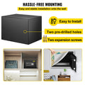 Safe Box 0.8 Cu Ft Fingerprint Digital Keypad 2 Keys Steel