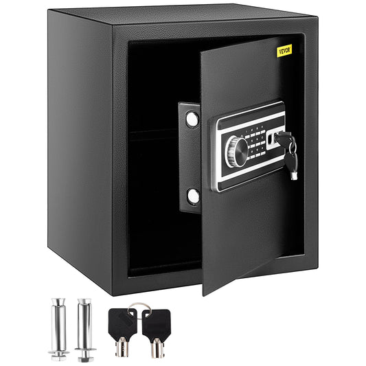 Safe Box 1.7 cu.ft Fingerprint Digital Keypad Steel Money Jewelry