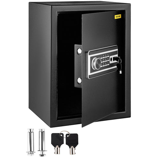 Safe Box 2.1 Cu.Ft Fingerprint Digital Keypad Steel Home Office Cash